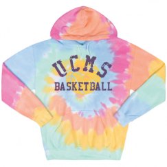 Unisex Tie-Dye Fleece Hoodie