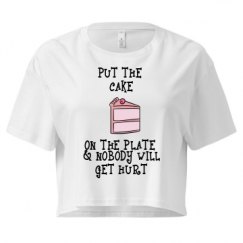 Ladies Festival Cali Crop Top Tee