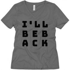 Ladies Relaxed Fit V-Neck Tee
