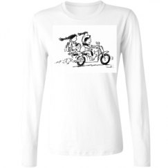 Ladies Relaxed Fit Basic Long Sleeve Tee