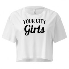 Ladies Festival Cali Crop Top Tee
