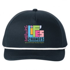 Snapback Five-Panel Rope Hat