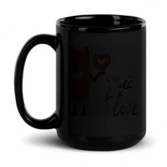 15oz Black Glossy Mug