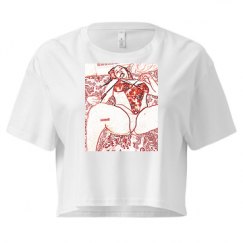 Ladies Festival Cali Crop Top Tee