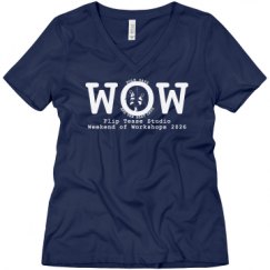 Ladies Relaxed Fit V-Neck Tee