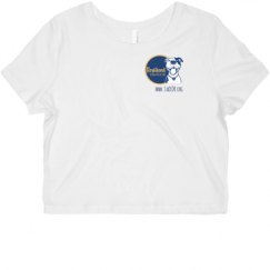 Ladies Slim Fit Crop Top Tee