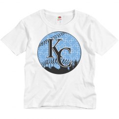 Youth Autism BLUE KC Baseball
