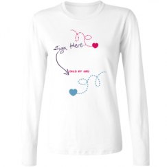 Ladies Relaxed Fit Basic Long Sleeve Tee