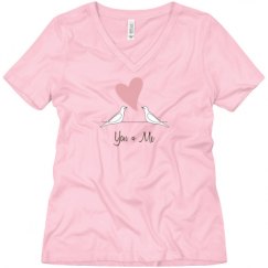Ladies Relaxed Fit V-Neck Tee