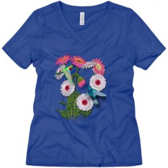 Ladies Relaxed Fit V-Neck Tee
