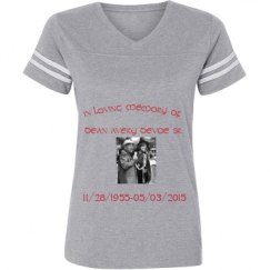 Ladies Relaxed Fit Vintage Sports Tee