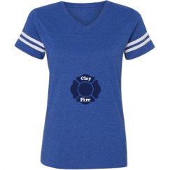 Ladies Relaxed Fit Vintage Sports Tee