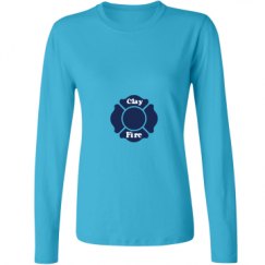 Ladies Relaxed Fit Basic Long Sleeve Tee