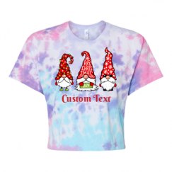 Women's Tie Dye Crop Top Tee