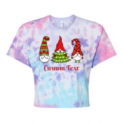 Women's Tie Dye Crop Top Tee