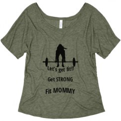 Ladies Flowy Slouchy Tee