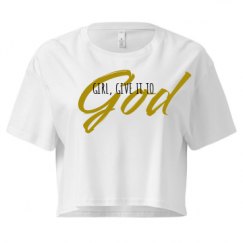 Ladies Festival Cali Crop Top Tee