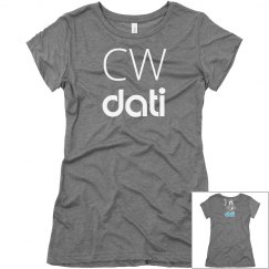 CW DATI AQUA LOOSE FIT WOMAN'S LOGO TSHIRT