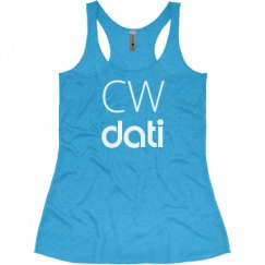 Ladies Slim Fit Super Soft Racerback Triblend Tank