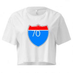 Ladies Festival Cali Crop Top Tee