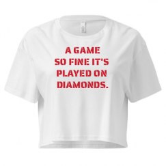 Ladies Festival Cali Crop Top Tee