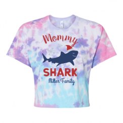 Women's Tie Dye Crop Top Tee