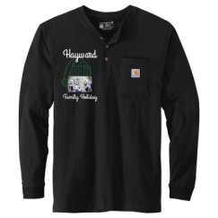 Unisex Carhartt Long Sleeve Henley Tee 