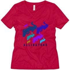Ladies Relaxed Fit V-Neck Tee