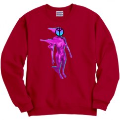 Unisex Film and Foil Crewneck Sweatshirt