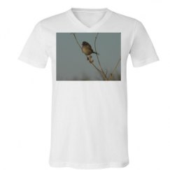 Unisex V-Neck Jersey Tee