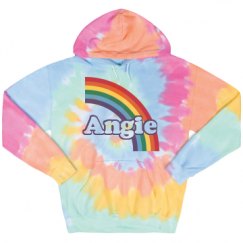 Unisex Tie-Dye Fleece Hoodie