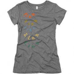 Ladies Slim Fit Super Soft Triblend Tee