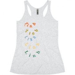 Ladies Slim Fit Super Soft Racerback Triblend Tank