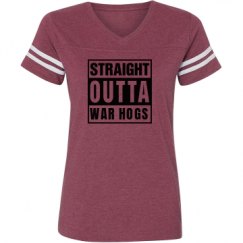 Ladies Relaxed Fit Vintage Sports Tee