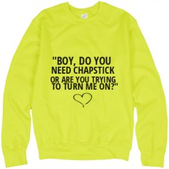 Unisex Neon Crewneck Sweatshirt