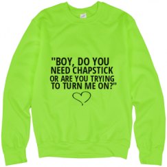 Unisex Neon Crewneck Sweatshirt