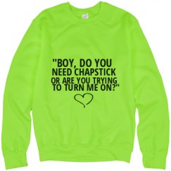 Unisex Neon Crewneck Sweatshirt