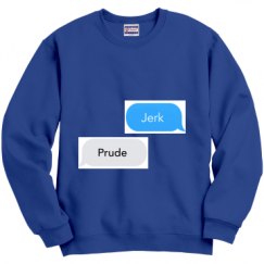 Unisex Film and Foil Crewneck Sweatshirt