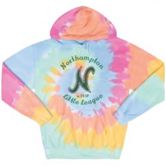 Unisex Tie-Dye Fleece Hoodie