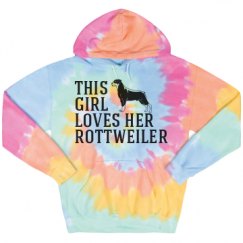Unisex Tie-Dye Fleece Hoodie