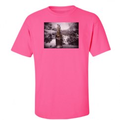 Unisex Ultra Cotton Safety Neon Crewneck Tee