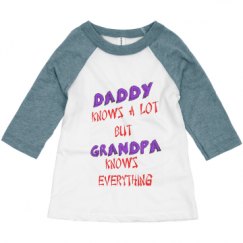 Toddler 3/4 Sleeve Raglan Tee