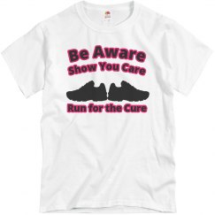 Pink tee w/black & pink graphic 