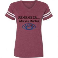 Ladies Relaxed Fit Vintage Sports Tee