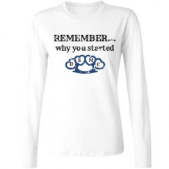 Ladies Relaxed Fit Basic Long Sleeve Tee