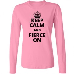 Ladies Relaxed Fit Basic Long Sleeve Tee