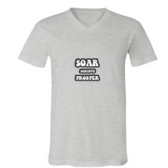 Unisex V-Neck Jersey Tee