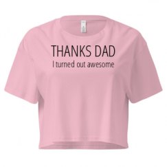 Ladies Festival Cali Crop Top Tee