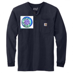 Unisex Carhartt Long Sleeve Henley Tee