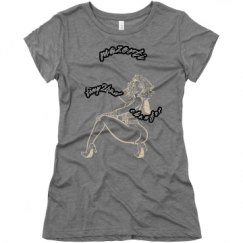 Ladies Slim Fit Super Soft Triblend Tee